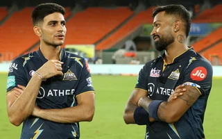 Hardik Pandya and Shubman Gill.