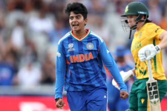 Sree Charani sets all-time record in ICC Women's T20I bowling rankings