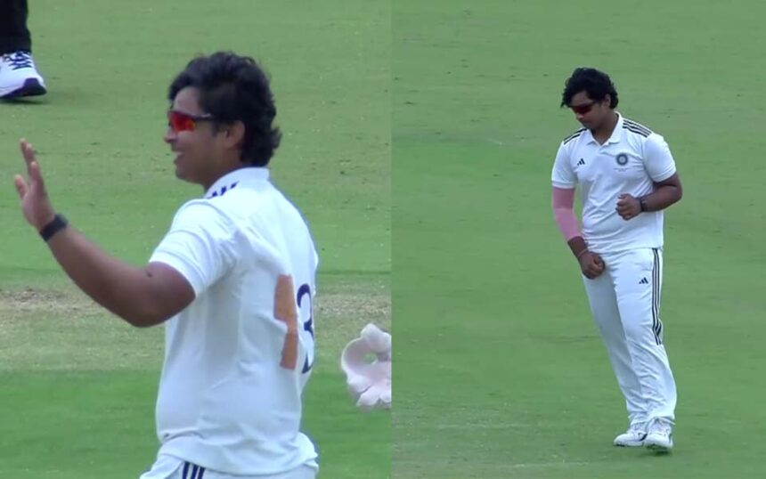Vaibhav Sooryavanshi returns Tilak Varma's sledge on Day 4 of Duleep Trophy final