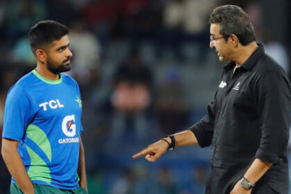 Babar Azam and Wasim Akram