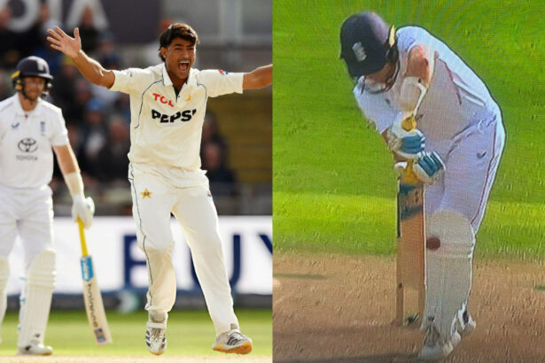 Razaullah and Joe Root