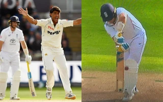 Razaullah and Joe Root
