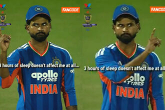 [WATCH] Shreyas Iyer's viral co-ordination routine during AFG vs IND 1st T20I