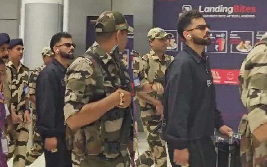 WATCH: Virat Kohli arrives in India ahead of West Indies ODI series