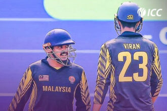 Malaysia beat Hong Kong by eight wickets in Asian Games 2026 Group B