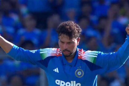 Kuldeep Yadav completes 200 ODI wickets, breaks several records