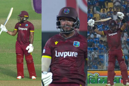 West Indies post highest-ever ODI total of 405/7 against India in Guwahati