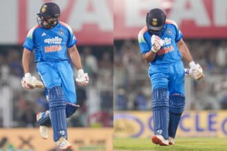 WATCH: Rohit Sharma celebrates in jubilation during Guwahati ODI