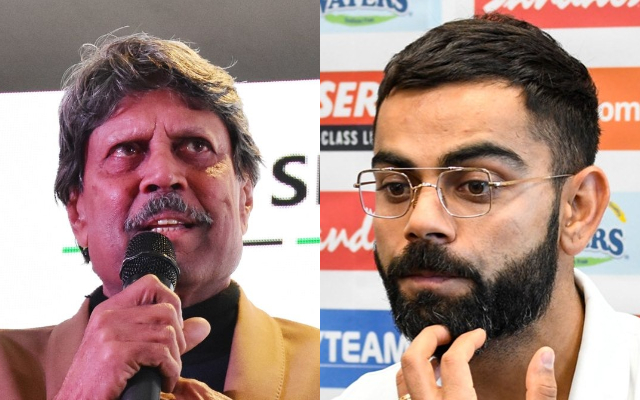 Kapil Dev and Virat Kohli