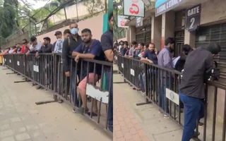 1701322563752_fans-1 Fans queue overnight outside JSCA Stadium for India-West Indies T20 tickets