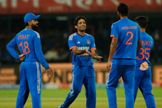 What is India's record at Indore in T20Is?