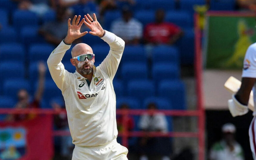 Nathan Lyon 'extremely grateful' for Steve Smith's record-setting slips catching