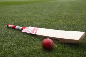 A bat and ball