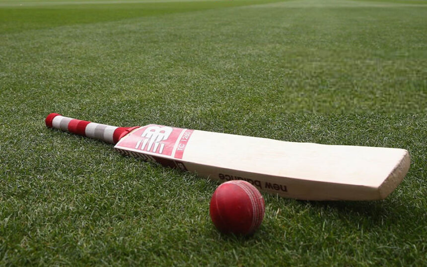 A bat and ball