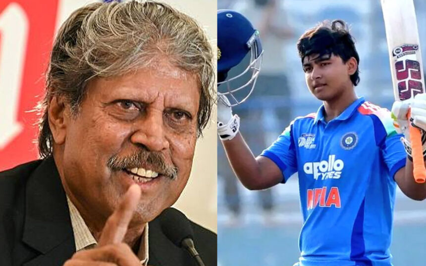 Kapil Dev and Vaibhav Sooryavanshi