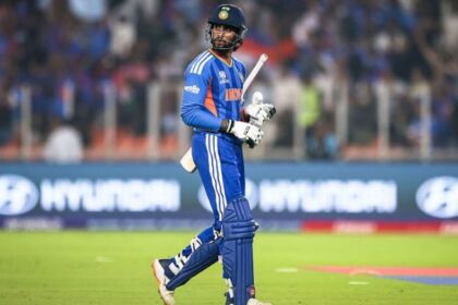 Tilak Varma sets world record for most catches in a calendar year in T20Is during India vs New Zealand 2nd T20I