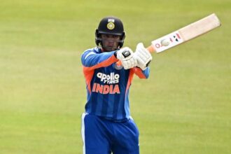India register their highest-ever powerplay score in men's T20I cricket