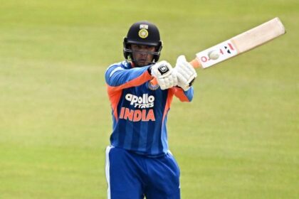 India register their highest-ever powerplay score in men's T20I cricket