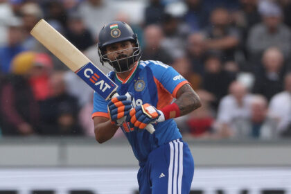 What is Shreyas Iyer's T20I record at Holkar Stadium, Indore?