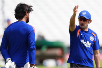 Tilak Varma and Gautam Gambhir