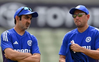 India coach Gautam Gambhir and chief selector for the Indian men's cricket team Ajit Agarkar