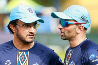 Keshav Maharaj and Sourav Ganguly