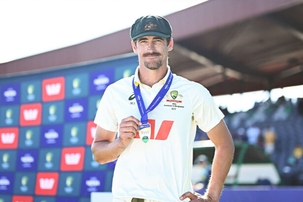 Mitchell Starc becomes first left-arm bowler to take 450 Test wickets
