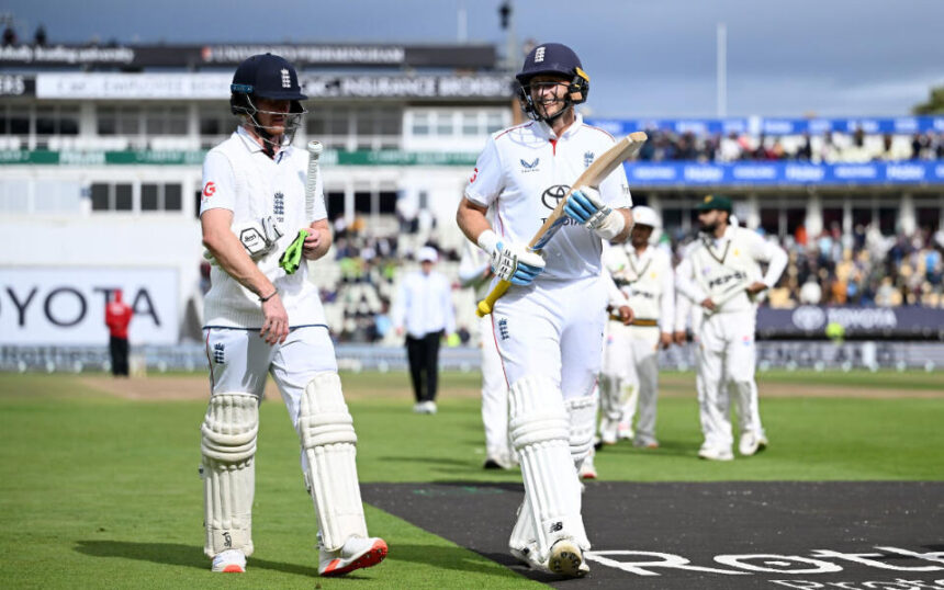 Jordan Cox and Joe Root