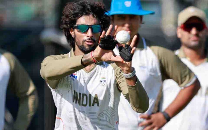 Tilak Varma. (Source:BCCI/X)