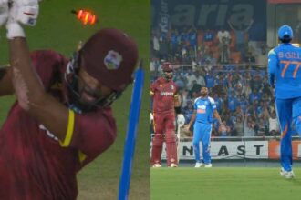 Mohammed Siraj castles John Campbell with a pearler on ODI return
