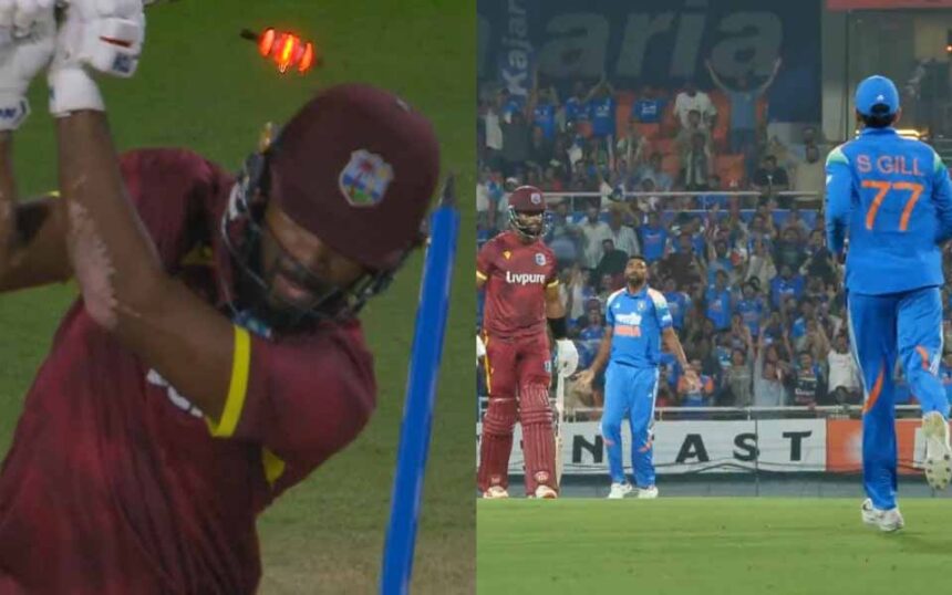 Mohammed Siraj castles John Campbell with a pearler on ODI return