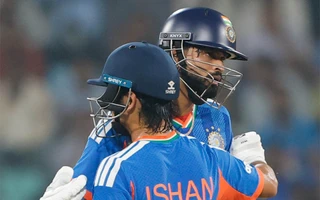 1791372208097_shreyas-iyer-and-ishan-kishan 'Felt it's better to keep him on strike' - Ishan Kishan on batting with Shreyas Iyer in 1st T20I vs West Indies