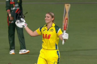 Georgia Voll's unbeaten ton powers Australia to series win against Bangladesh