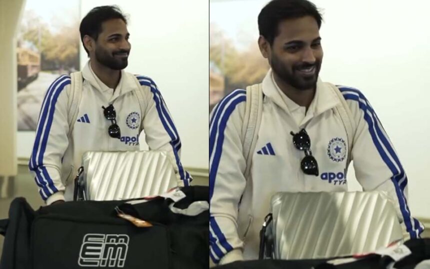 Bhuvneshwar Kumar, 36, and Vaibhav Sooryavanshi, 15, check in to New Zealand tour for T20I series