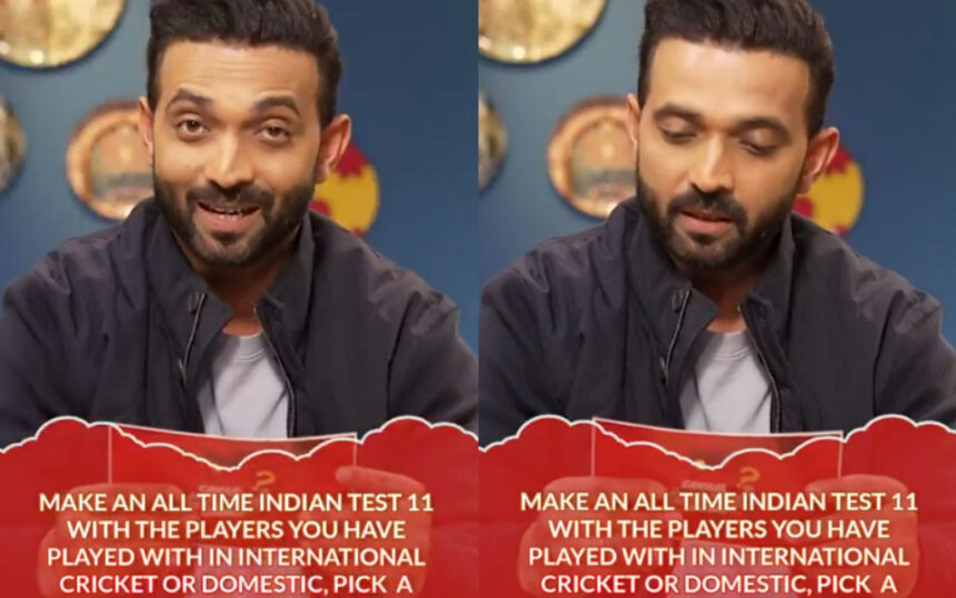 Ajinkya Rahane's all-time India Test XI leaves out Virat Kohli, Rohit Sharma and Jasprit Bumrah