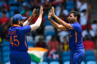Rohit Sharma and Bhuvneshwar Kumar